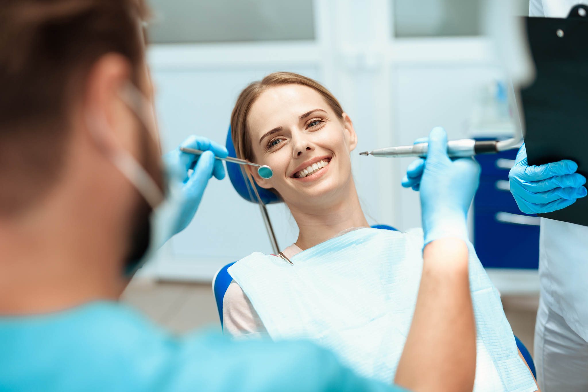 Dentist with Patient